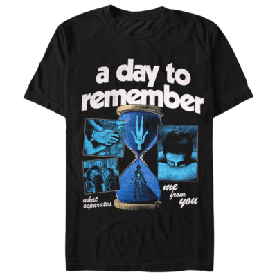 Hourglass Blue Graphic A Day to Remember T-Shirt