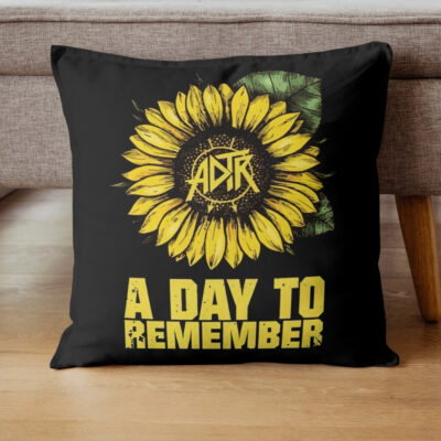 A Day To Remember Sunflower  Pillow