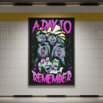 ADTR Inspired Neon Werewolf Wall Art