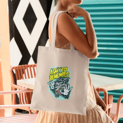 ADTR Werewolf Hardcore Punk Rock Monster Tote Bag