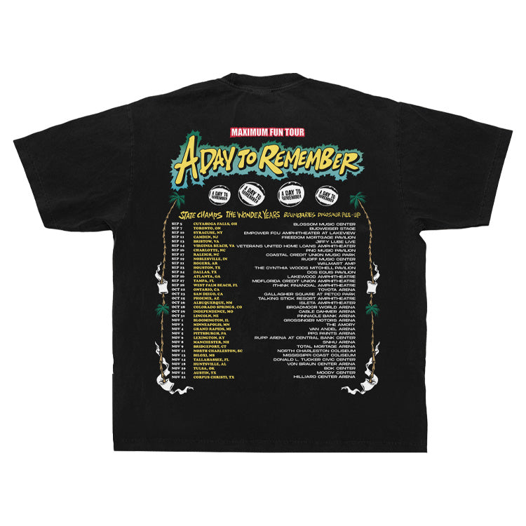 ADTR_MAXIMUMFUN_TEE_BACK ADTR MAXIMUMFUN TEE BACK - A Day To Remember Merch