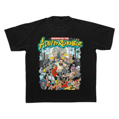 Maximum Fun Tour A Day to Remember T-shirt